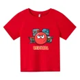 thumbnail image 3 of Ropa bonita de bola roja 2.ª para niños, camiseta de algodón de moda de verano para niños, camiseta de dibujos animados para niños, camisetas casuales de manga corta para niñas pequeñas, 3 of 5