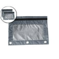 thumbnail image 1 of Dvruxg 2 Pcs Pencil Pouch, Three-hole Pencil Case Single Zipper Transparent PVC Document Storage Bag, Large Capacity Pencil Pouch with Zipper Clear Binder Pencil Case, 1 of 5