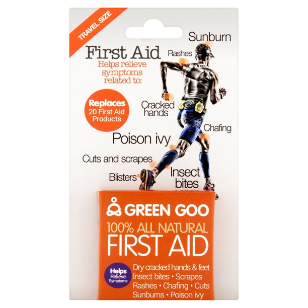 Green Goo 100 All Natural First Aid Travel Size, .7 oz
