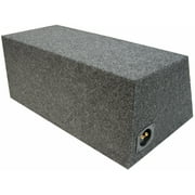 subwoofer box Dual 12 Sealed Hatch Subwoofer Enclosure Loudspeaker Cabinet, Gray Carpet