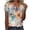 Beige Tops for Women _a, variant on Women's Flora Print Comfy Casual Shirts Fashion 2024 Vintage Y2K Tops Dressy Casual Short Sleeve Tunic Tops for Lady Loose Fit Flowy Summer Clothes for Teen Girls V Neck Blouse Green T Shirts S