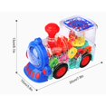thumbnail image 2 of 1 Pcs Electric Gear Train Music Light Rotation Toy Birthday Gift For Children Kids, 2 of 5