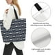 thumbnail image 3 of Balery Ski Goggles Vintage Print Bolsa Tote Estilo Estético con Cremalleras, Bolsa de Hombro, Bolsa de Compras Grande y Plegable, 3 of 8