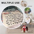 thumbnail image 4 of LHSHID Air Mail Blanket Flannel Throw Birthday Valentines Gifts Present from Daughter/Son Printed Snuggle Warm Soft Couch Sofa Living Room Decor 60x80in, 4 of 6