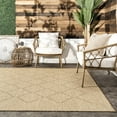 thumbnail image 2 of nuLOOM Jae Moroccan Indoor/Outdoor Area Rug, 13' x 15', Natural, 2 of 9
