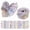 Color 4, variant on 84PCS Jelly Roll Fabric 2.5 Inch Precut Fabric Strips for Quilting, 100% Cotton Floral Patchwork Fabric Rolls for Sewing DIY Crafts, 14 Patterns