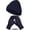 Navy Blue, variant on Winter Beanie Hat Gloves Set, Soft Knitted Hat Stretchy Gloves Warm Skull Cap Set for Women Men Gifts