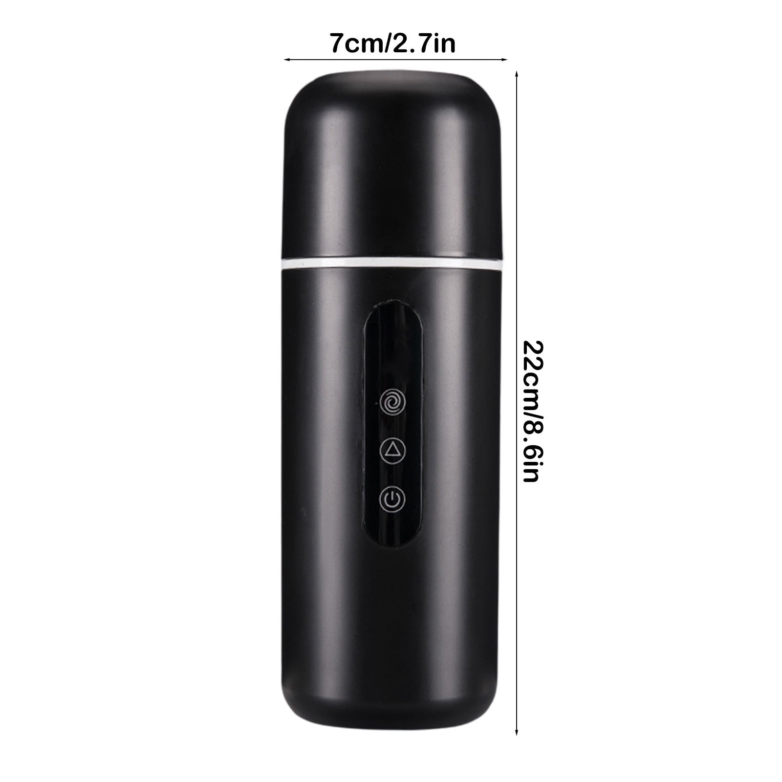 Electric Travel Kettle, Car Coffee Warmer Kettle, Portable Hot Water Boiler, Small Hot Water Heater with Built-in Magnetic Induction Stirring