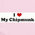 thumbnail image 2 of CafePress - I Love My Chipmunk Infant Bodysuit - Baby Light Bodysuit, Size Newborn - 24 Months, 2 of 4