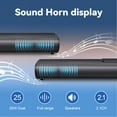 thumbnail image 4 of VEAT00L 2.1ch Sound Bars for TV, Soundbar with Subwoofer, Wired & Wireless Bluetooth 5.0 3D Surround Speakers, Optical/HDMI/AUX/RCA/USB Connection, Wall Mountable, Remote Control, 4 of 7