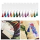 thumbnail image 5 of Keychain Tassels Variety Bookmark Tassels with Loops Card Gift Soft Pendants Paper for Jewelry Making Earring Bookmarks Necklace Crafts 24 piezas BLESIY borla llavero espacios en blanco, 5 of 8