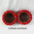 6" 8" 10" 12" Dia Flower Kissing Ball DIY Silk Rose Pomander Wedding