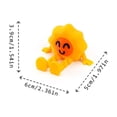 thumbnail image 2 of Cute Weather Series Sitting Figurines Moon Sun Star Cloud, 3D Printed Desktop Decor Cartoon Ornaments Creative Gift Set B, 2 of 5