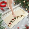 thumbnail image 5 of Christmas Decor Doormat Holiday Outdoor Front Door Rugs, Christmas Embroidered Bathroom Carpet Entrance Doormat, Snowfield & Bells Design Farmhouse Entryway Mat Rugs, Christmas Welcome Mat, 5 of 6