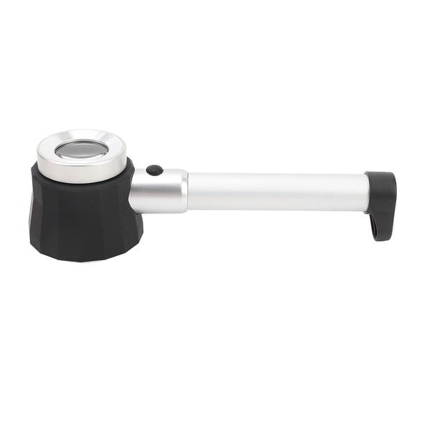 Lupa de Joyería ANGGREK de Mano con 3 Luces LED Aumento 45X Para Lectura