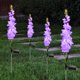 thumbnail image 5 of 4 Uds Delphinium luces solares de jardín IP65 impermeable al aire libre Solar Delphinium luz LED para decoración de Patio y regalo para la madre, 5 of 6