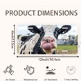 thumbnail image 2 of Tongue out Cow Funny Personalized License Plate Rust-proof Stainless Steel Metal License Plate Suitable For Men And Women 12.2" x 6.2", 2 of 7