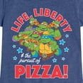 thumbnail image 3 of Teenage Mutant Ninja Turtles - Life Liberty Pursuit Of Pizza - Toddler & Youth Girls Short Sleeve Tee, 3 of 5