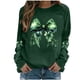 thumbnail image 2 of RKSTN Women's St Patrick's Day Sweatshirt Plus Size Crewneck Irish Gift St Patricks Luckys Shamrocks Graphic Print Hoodless Sweatshirts Top Womens Casual Round Neck Loose Fits Long Sleeve T Shirts, 2 of 5