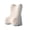 Beige, variant on Beige Foam Bed Backrest Pillow Adjustable Height Ergonomic Waist Support Cushion Portable Prone Sleep Pillow