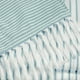 thumbnail image 5 of Cortina de baño de lino sintético, Impermeable, Empalme con flecos, Cortinas de baño, Azul, 5 of 6