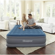 Beautyrest Extraordinaire 20” Queen Size Air Mattress with Built-in Pump - Blow-up Mattress Best for Camping & Guests,