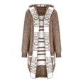 thumbnail image 4 of IROINID Veste Anorak pour Femmes à Manches Longues avec Imprimé, Veste Ample avec Poche Zippée, 4 of 6