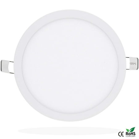 - LEEKI 18W Recessed Downlight Ceiling Light - Cool White 5000K - Ultra Slim Design - 6