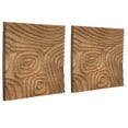 thumbnail image 6 of Uttermost Channels Coastal Pine Wood Wall Decor in Matte Natural Oak, 6 of 8