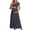 Dark Gray, variant on Maternity Maxi Dress Women Casual Wrap Long Shower Pregnancy Dresses