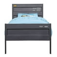 thumbnail image 5 of Newboti Furniture Gunmetal Twin Platform Bed 37585, 5 of 6
