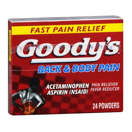 Goodys Back and Body Pain Formula Powder 24 Ea 2 Pack