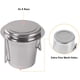 thumbnail image 3 of Colador de té de acero inoxidable, colador de té plegable de doble asa y tapa, se cuelga en teteras y tazas Vhermosa WL-00238, 3 of 4