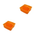 thumbnail image 4 of Kearding Bandeja de Almacenamiento Apilable - Organizador Versátil Para Mantener Artículos Prolijamente Cesta de Almacenamiento Apilable naranja 2Conjunto, 4 of 6