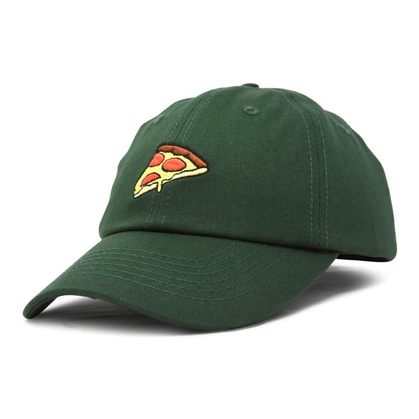 DALIX DALIX Pizza Slice Hat Baseball Cap in Dark Green
