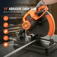 thumbnail image 5 of KFFKFF Abrasive Chop Saw, 14"/355mm Blade, 2300W 3600RPM, 0-45?? Angle Adjust, Metal Cut Off Saw for Steel/Rebar/Iron/Aluminum, 5 of 8