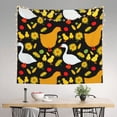 thumbnail image 3 of Daiia Farm Goose Pattern Tapestry 60x51 Inches Wall Hanging Tapestry Artistic Wall Hanging Bedroom Wall Decor Living Room Tapestry Dorm Room Decor, 3 of 9