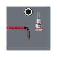 thumbnail image 4 of Wera 022858 Multicolor Hex-Plus Stainless L-key with Ball End, 3/8" x 224mm (Blue), 4 of 6