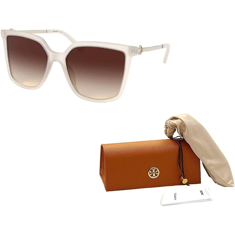 Tory Burch Cream and Brown Sunglasses Tory Burch TY7214U M (53 - 19) with Brown lenses and Brown  main image 2