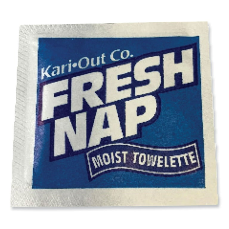 Fresh Nap Moist Towelettes, Individually Wrapped, 7 x 5, Citrus Scent, 1,000/Carton Fresh Nap Moist Towelettes, Individually Wrapped, 7 x 5, Citrus Scent, 1,000/Carton