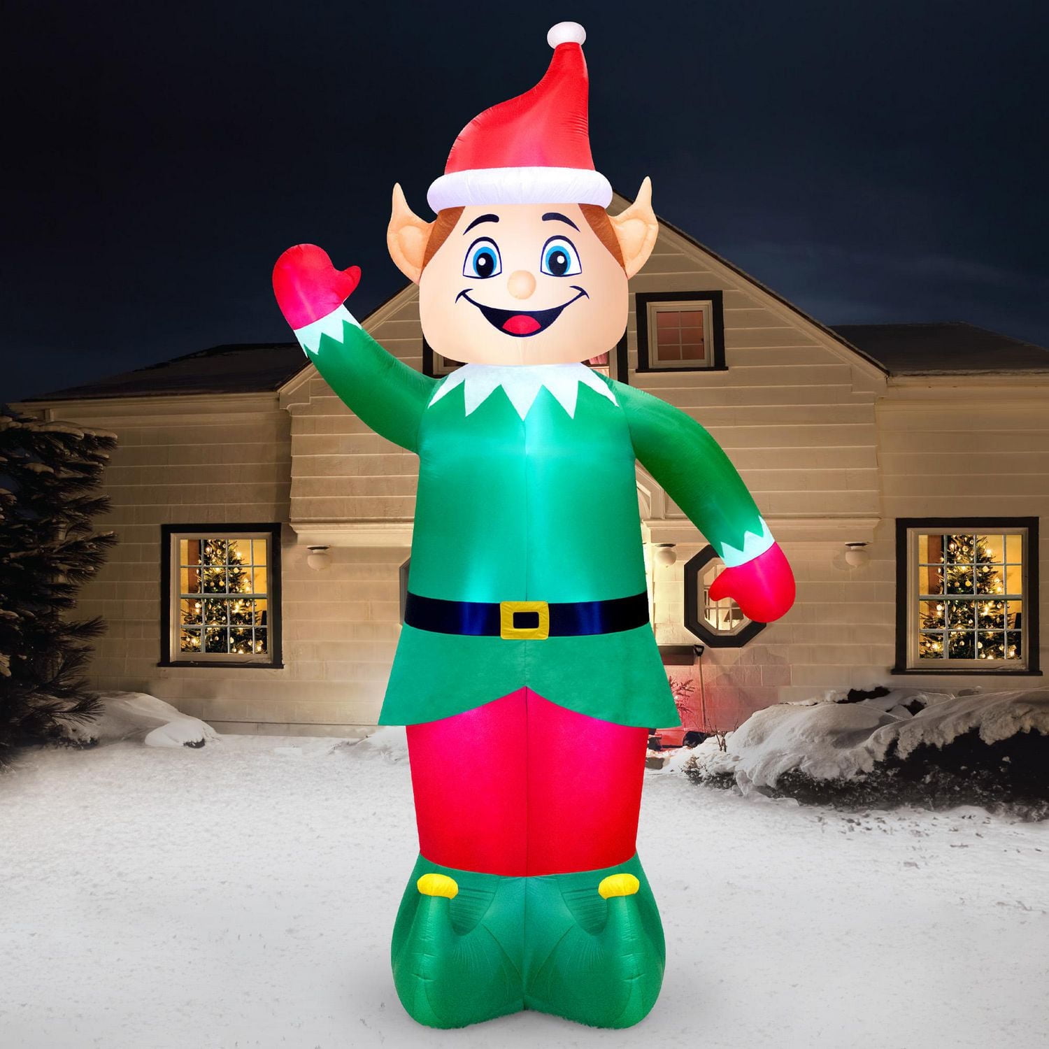 Occasions Christmas 20 Foot Inflatable Colossal Waving Elf