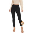 thumbnail image 1 of 1 pantalón térmico ajustado de forro polar - Negro, 1 of 6