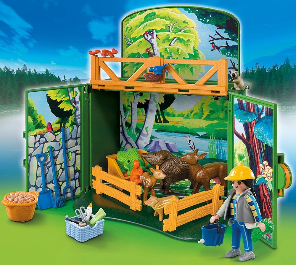 playmobil forest animals