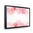 thumbnail image 3 of Designart 'Abstract Splashes of Pink Flowers II' Modern Framed Canvas Wall Art Print, 3 of 5
