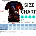 thumbnail image 4 of Blissboy Bald Eagle Graphic T-Shirt Animal Tee Shirt, 4 of 7