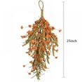 thumbnail image 2 of Autumn Harvest Decorative Swag,25Inch Artificial Fall Wheat Ears Swag,Hanging Teardrop Floral Swag,Farmhouse Swag Garland for Front Door Garden Home Wall Festival Decoration, 2 of 6