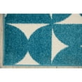 thumbnail image 5 of Nourison Harper Geometric Blue 4' x 6' Area Rug, (4x6), 5 of 6