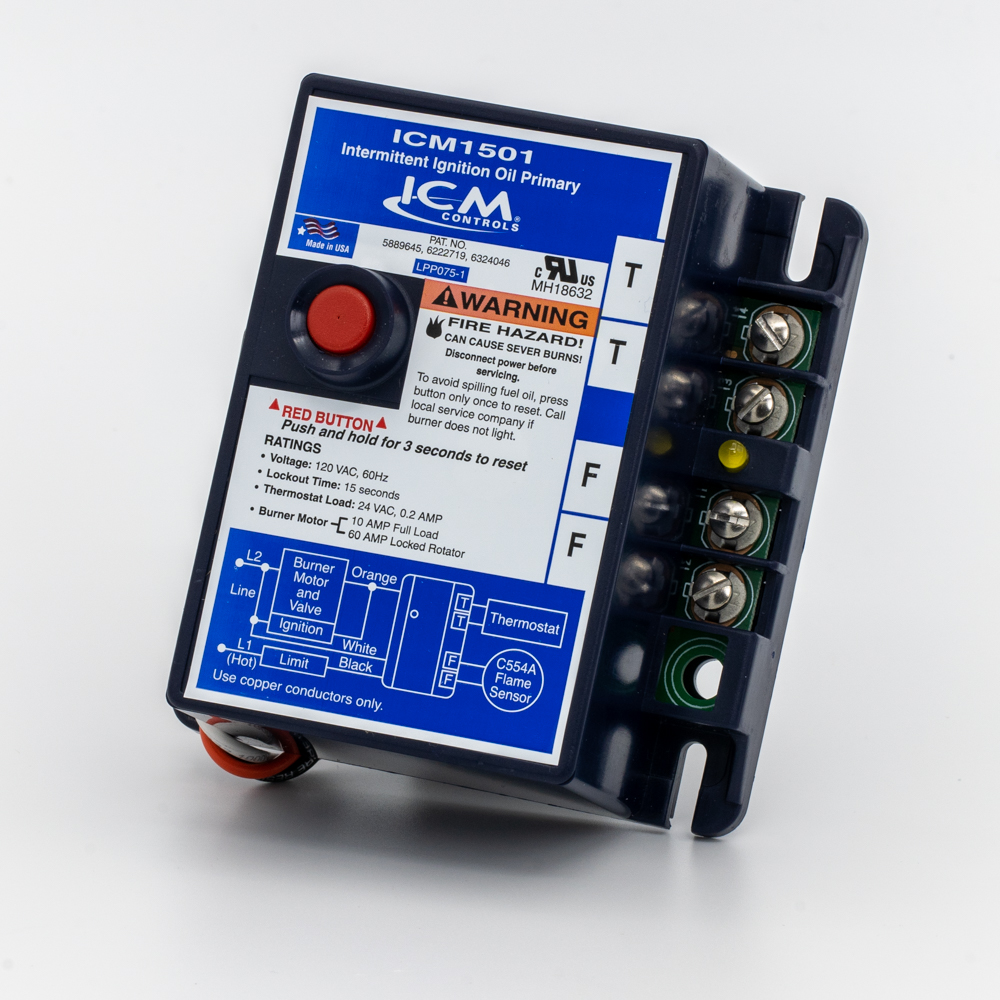 Icm Oil Burner Ignition Transformer,10 mA ICM1501