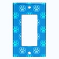 thumbnail image 5 of Metal Light Switch Plate Cover Puppy Dog Paw Print Logo Blue DOG041, 5 of 13