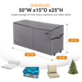 thumbnail image 3 of NettyPro Sacs de Rangement pour Coussins Roulants avec Roues et Poignée, Grand Conteneur de Rangement pour Meubles, Oreillers, Arbre de Noël 7,5 Pi, 3 of 7